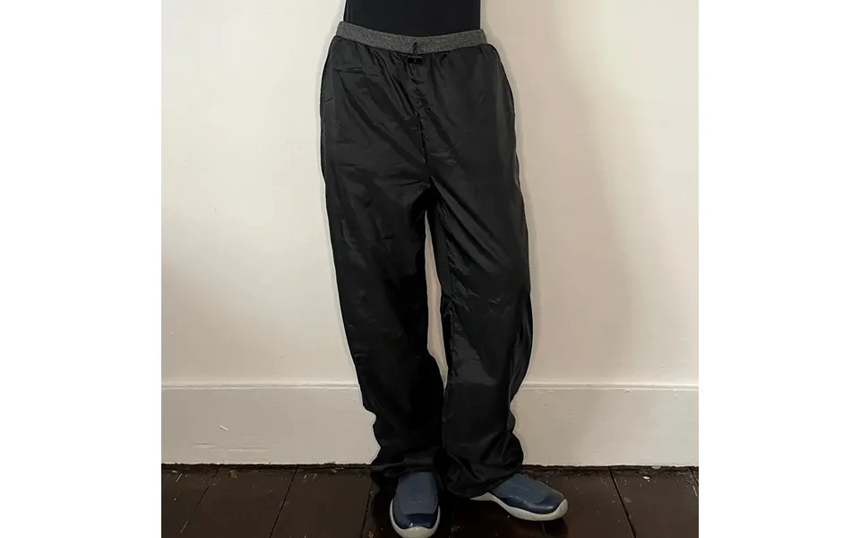 Unbranded Shell Tracksuit - Medium Black Nylon Blend
