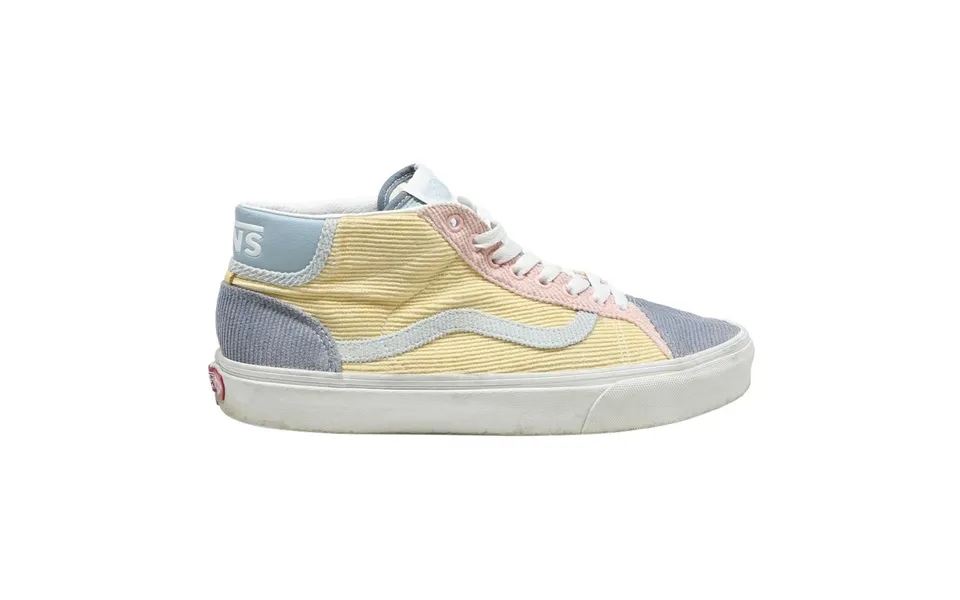 Vans Mid Skool Mens Canvas Multicolour Uk 9 Casual Streetwear Skate Shoes