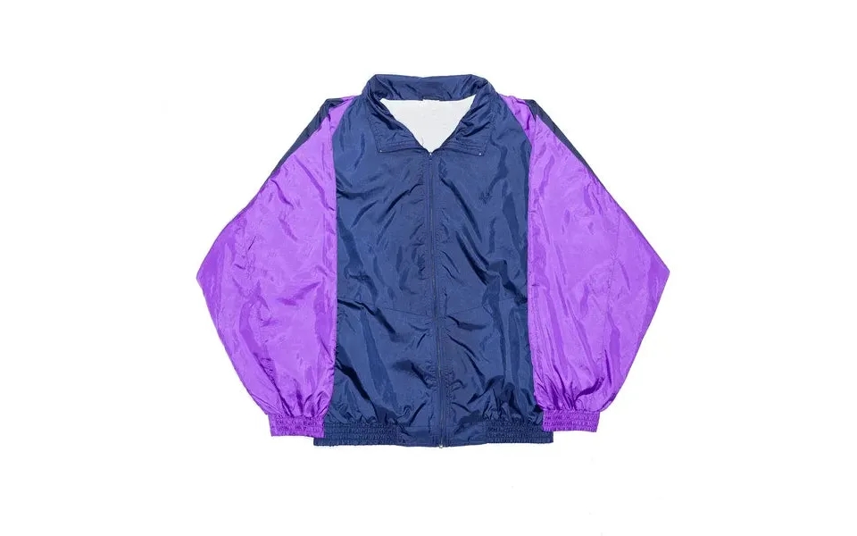 Victory Blue 80s Colourblock Shell Jacket Mens M