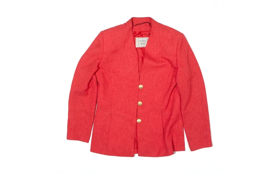Weill Jacket Red Blazer Womens S