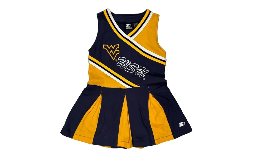 West Virginia University, Age 6 Starter Dress - Small Navy Cotton
