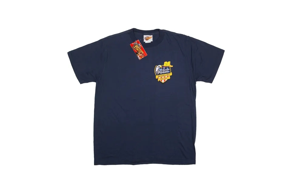 Winners Circle Jeff Gordon Memorial Day 2007 Racing Usa T-shirt Blue Short Sleeve Mens L