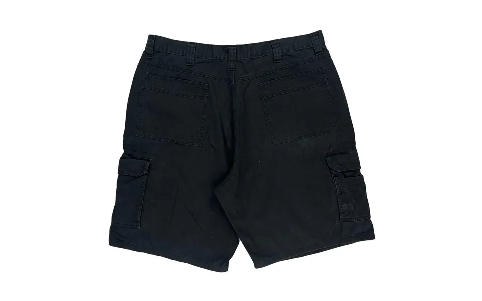 Wrangler Cargo Shorts - 37w 11l Black Cotton