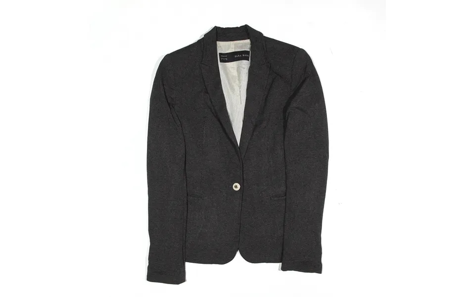 Zara Basic Blazer Jacket Grey Womens S