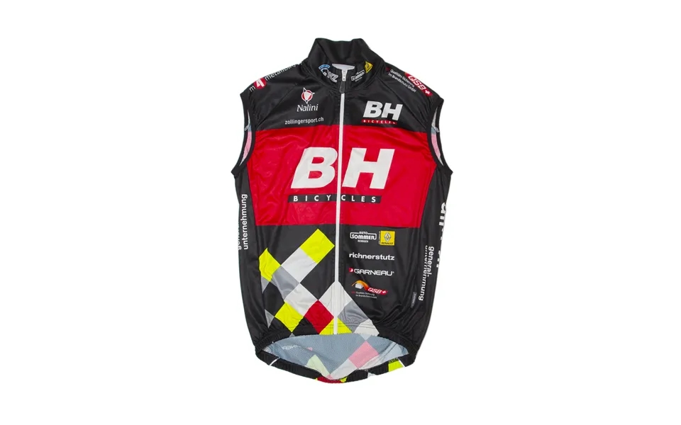 Zollinger Cycling Full Zip Mens Jersey Black Sleeveless Xs