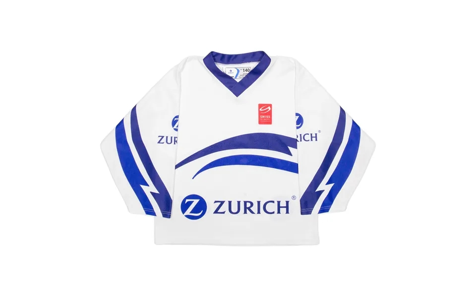 Zurich Swiss Ice Hockey Mens Jersey Blue 3 4 Sleeve V-neck L