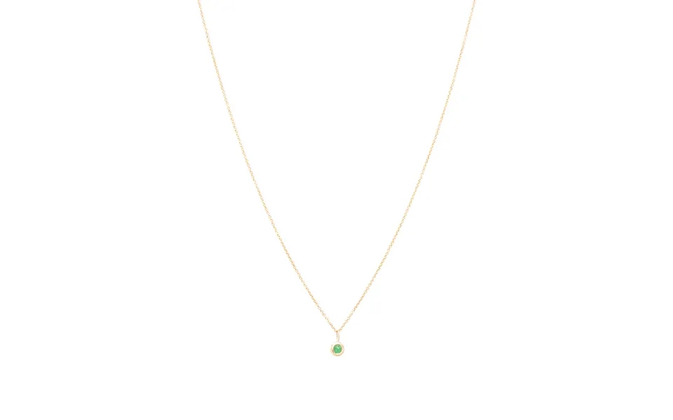 Mock Necklace 18k Emerald