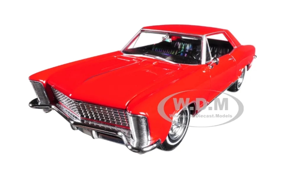 1965 Buick Riviera Gran Sport Red 1 24 Diecast Model Car By Welly