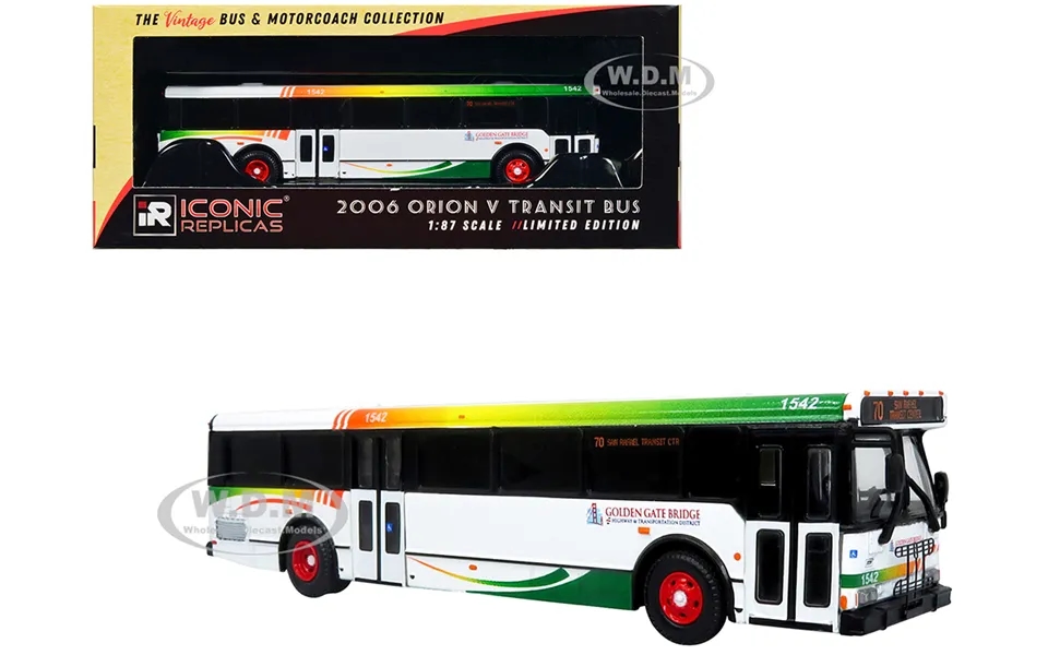 2006 Orion V Transit Bus Golden Gate Bridge Highway & Transportation Distric 70 San Rafael Transit Center Limited Editio