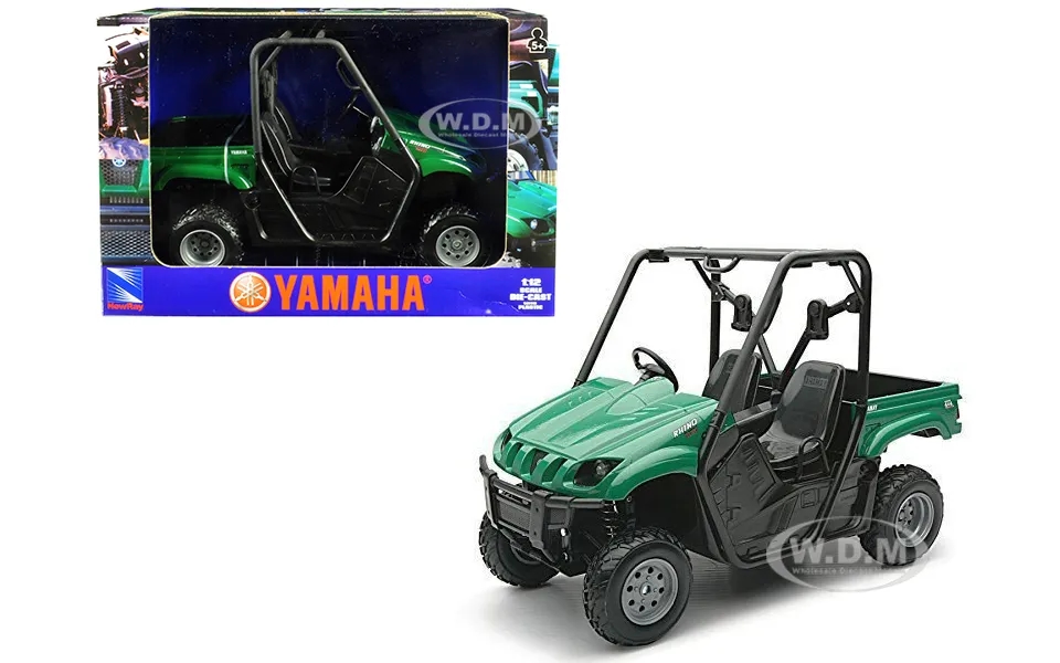 2008 Yamaha Rhino 700 F1 4x4 Off Road Atv Green 1 12 Diecast Model Car By New Ray