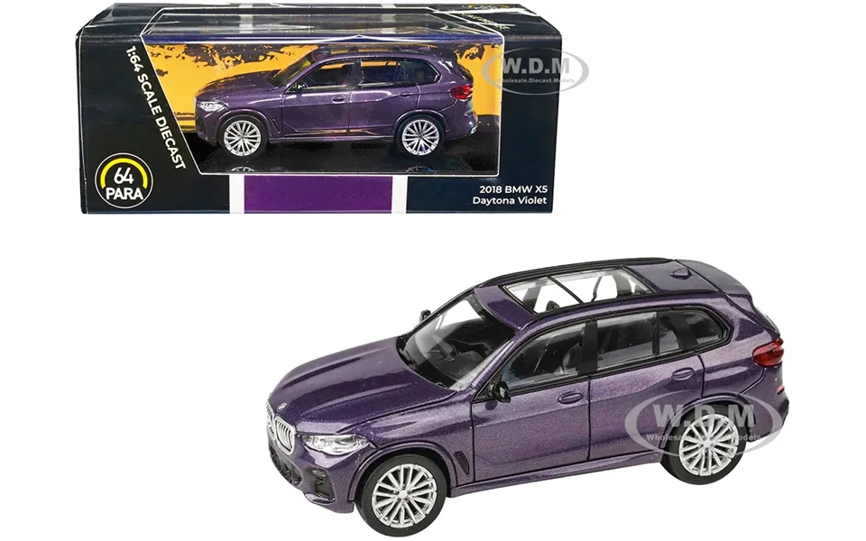 2018 Bmw X5 Daytona Violet Metallic With Sunroof 1 64 Diecast Model Car By Paragon Models