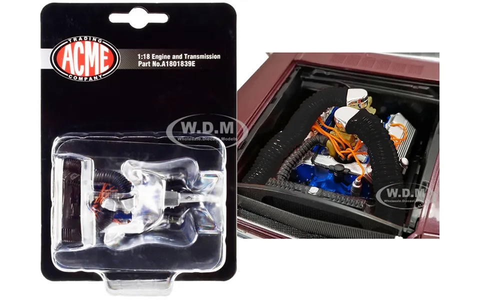 427 Sohc Drag Engine And Transmission Replica From 1965 Ford Mustang A Fx Bill Lawton Tasca Ford 1 18 By Acme