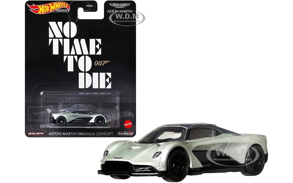 Aston Martin Valhalla Concept Light Green Metallic With Dark Green Top James Bond 007 No Time To Die 2021 Movie Diecast