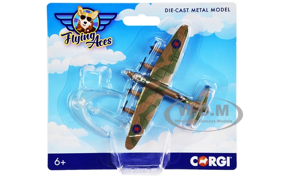 Avro Lancaster Bomber Aircraft Raf Flying Aces Series Diecast Model By Corgi