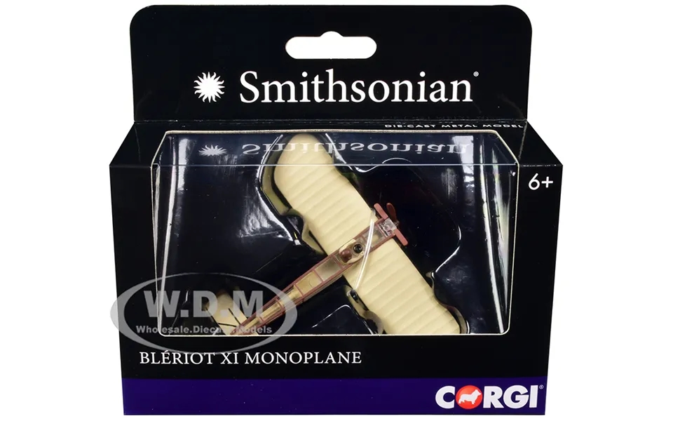 Bleriot Xi Monoplane With Pilot Figure Smithsonian Series Diecast Model By Corgi