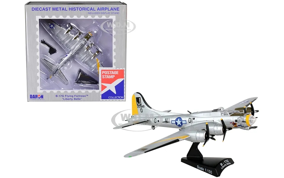 Boeing B-17g Flying Fortress Bomber Aircraft Liberty Belle United States Army Air Force 1 155 Diecast Model Airplane By