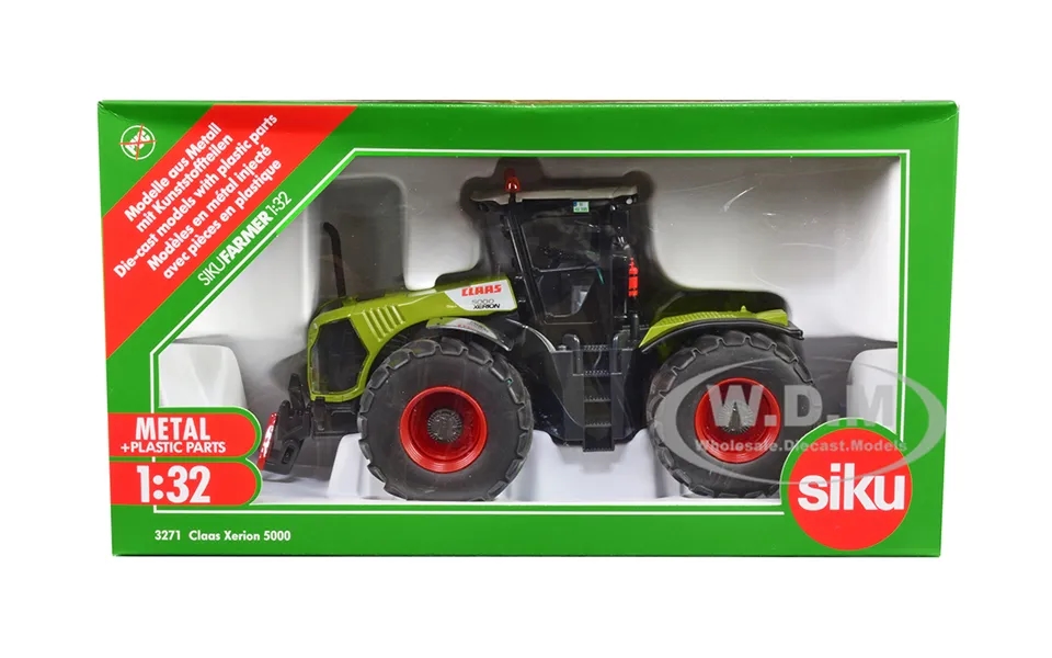Claas 5000 Xerion Tractor Green With Gray Top 1 32 Diecast Model By Siku