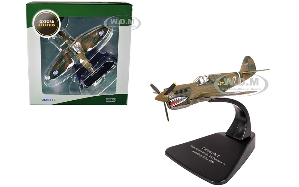 Curtiss P40 E Warhawk Fighter Plane Pilot Robert Neale 1st Pursuit Squadron Kunming China 1944 Oxford Aviation Series 1