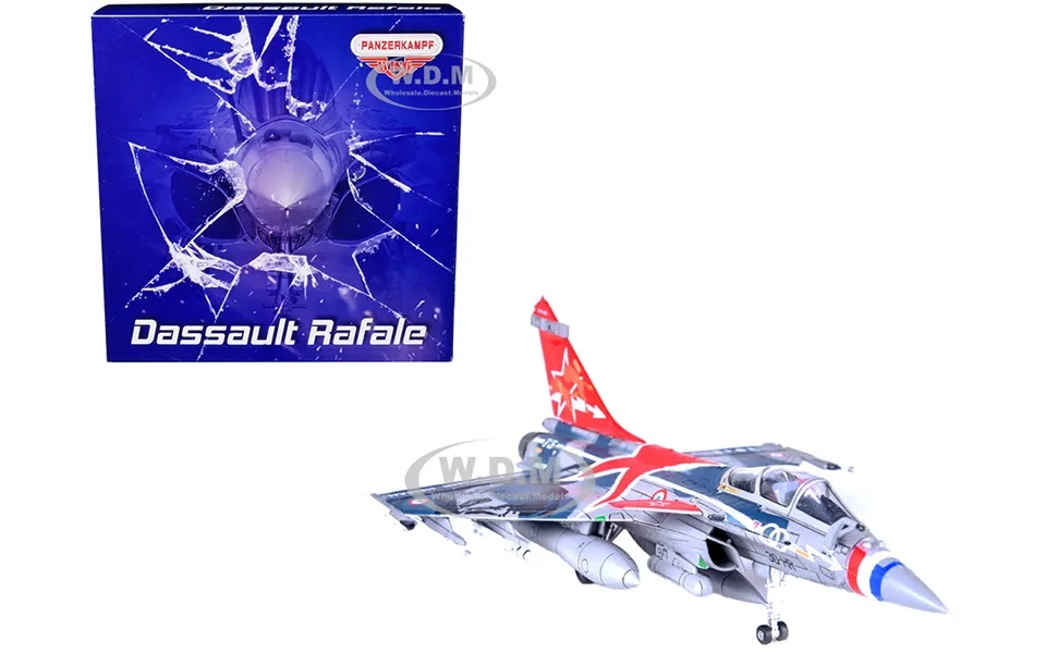 Dassault Rafale C Fighter Jet Regiment De Chasse 2 30 Normandie-niemen 75th Anniversary Edition With Missile Accessories