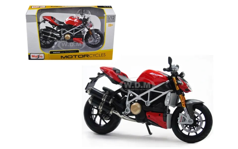 Ducati Mod Streetfighter S Red 1 12 Diecast Motorcycle Model By Maisto
