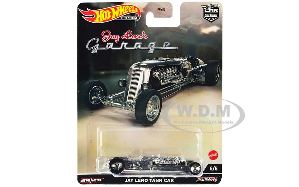 Jay Leno Tank Car Brushed Metal Jay Lenos Garage Diecast Model Car By Hot Wheels