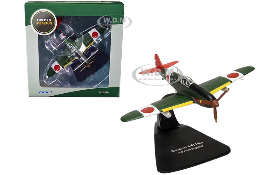 Kawasaki Ki61 Hien Fighter Plane 244th Flight Regiment Chofu Airfield 1945 Oxford Aviation Series 1 72 Diecast Model Air