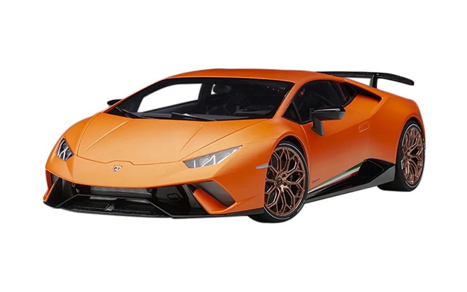 Lamborghini Huracan Performante Arancio Anthaeus Matt Orange With Copper Wheels 1 12 Model Car By Autoart