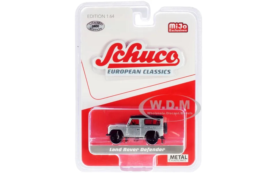 Land Rover Defender Silver European Classics Series Limited Edition To 2400 Pieces Worldwide 1 64 Diecast Model Car By S
