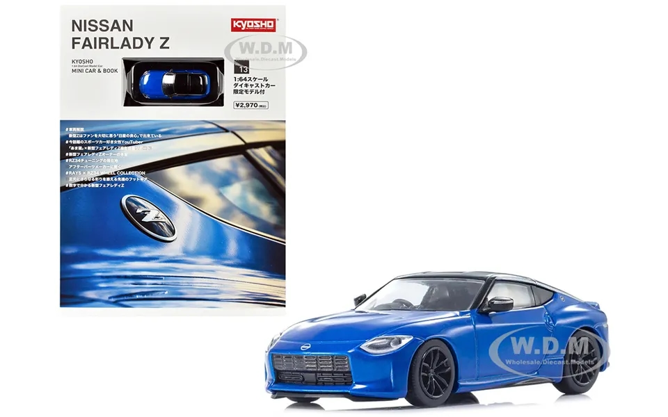 Nissan Fairlady Z Rhd Right Hand Drive Seiran Blue With Black Top With Mini Book No