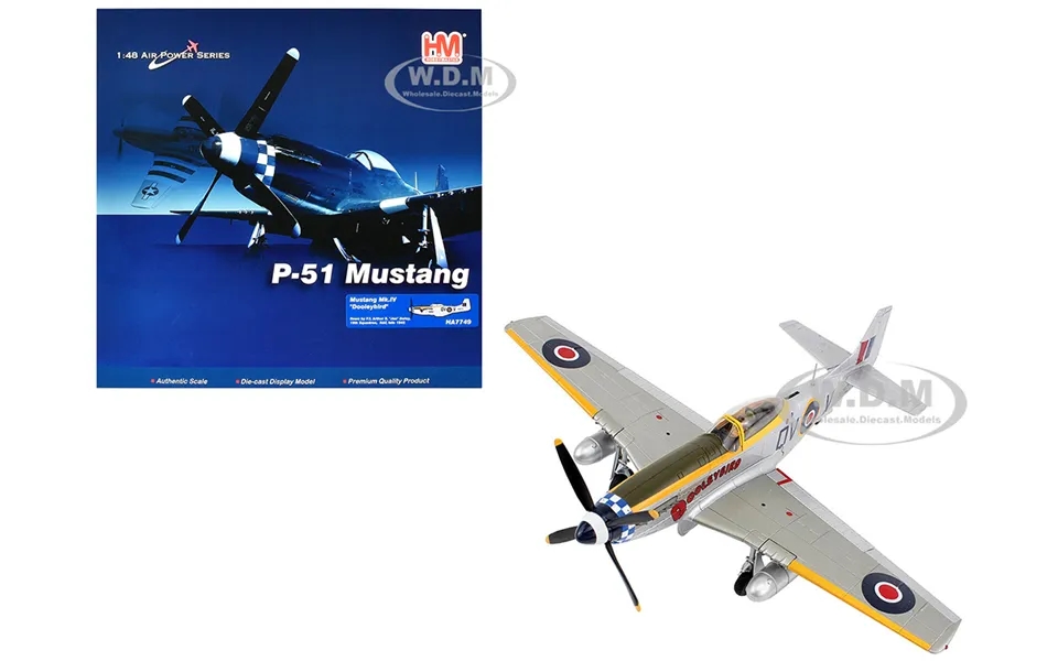 North American Mustang Mk.iv Fighter Aircraft Flight Lieutenant Arthur S