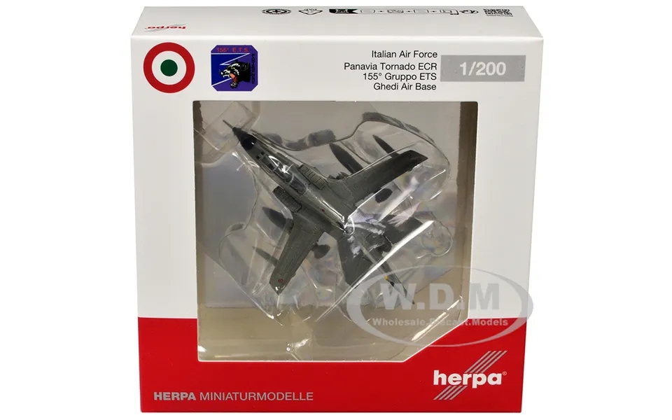 Panavia Tornado Ecr Aircraft 155 Gruppo Ets Ghedi Air Base Italian Air Force 1 200 Diecast Model Airplane By Herpa