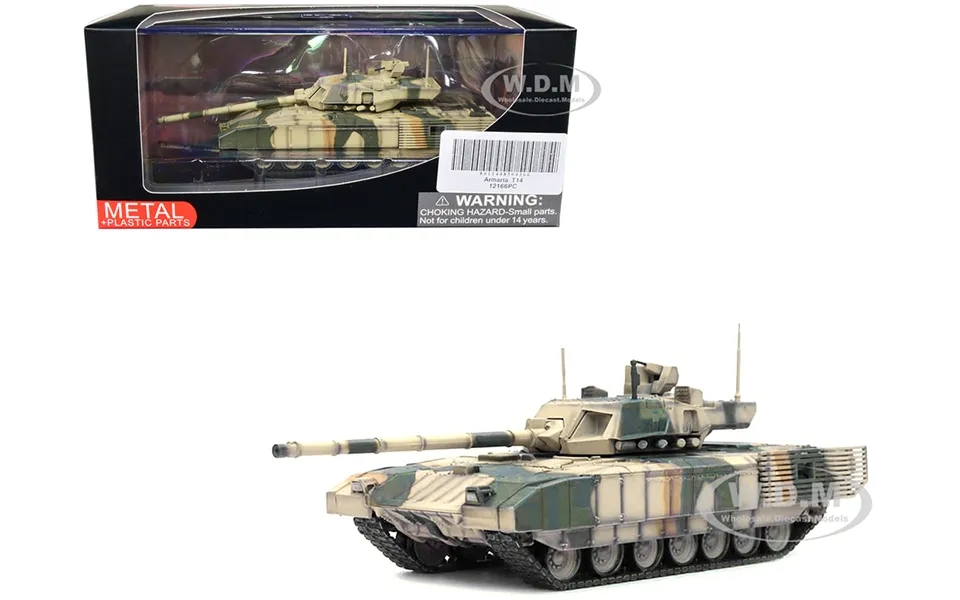 Russian T14 Armata Mbt Main Battle Tank Multi-camouflage Armor Premium Series 1 72 Diecast Model By Panzerkampf