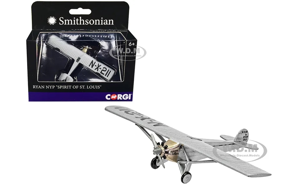 Ryan Nyp N-x-211 Airplane Spirit Of St. Louis Smithsonian Series Diecast Model By Corgi