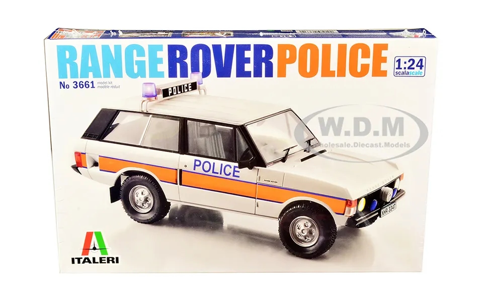 Skill 3 Model Kit Land Rover Range Rover Police 1 24 Scale Model By Italeri