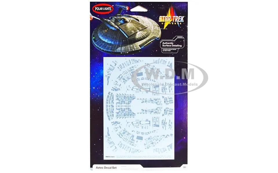 Star Trek Universe Aztec Decal Pack For Nx-01 Enterprise Ship In 1 1000 Scale By Polar Lights