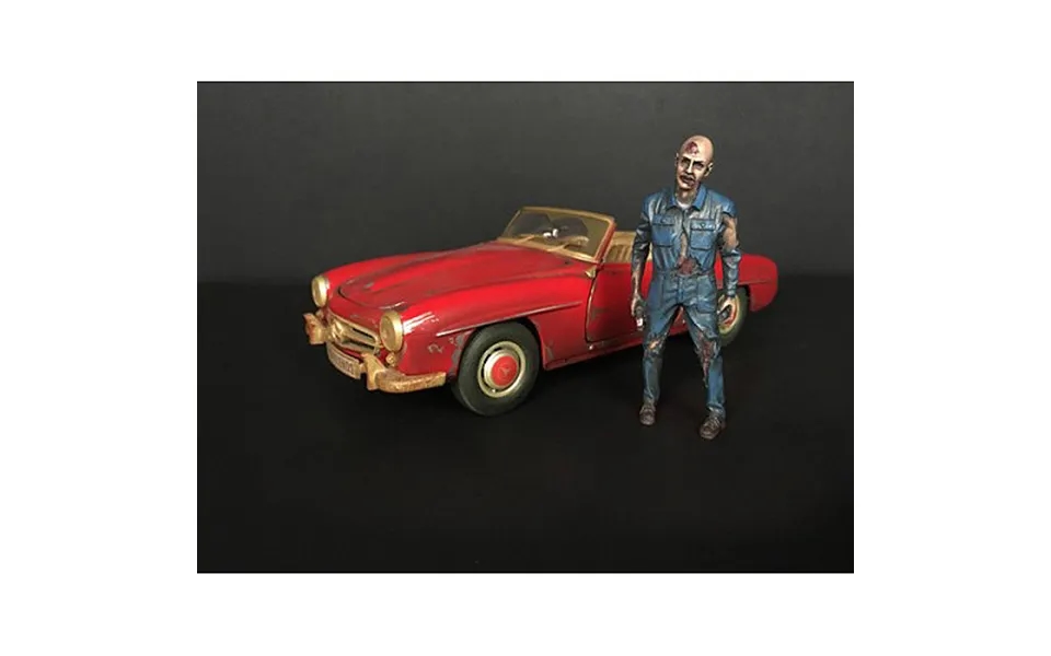 Zombie Mechanic Figurine I For 1 24 Scale Models By American Diorama