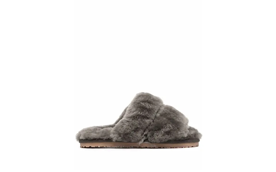 2 Strip Sheepskin Fur Slipper