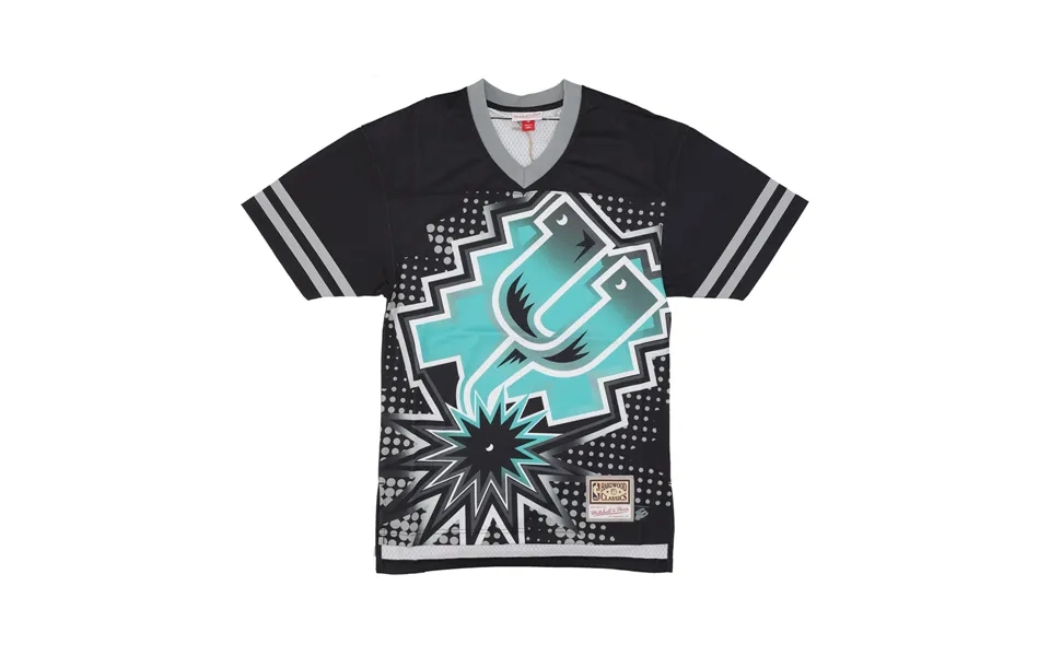 American Football Jacket Men's Nba Big Face 7.0 Fashion Jersey Saaspu Black