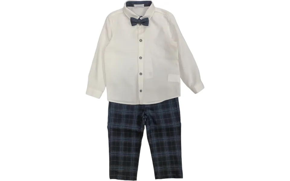 Barcellino - Complete 3 Pz. Bia Blue Panels Pants 105406l