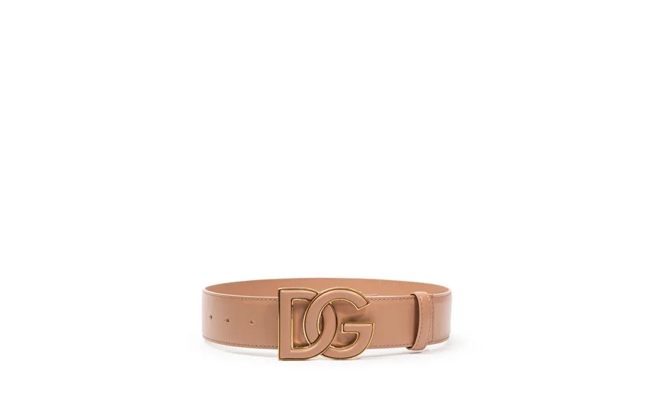 Belt With Logo Dg Calf Leather Dolce & Gabbana