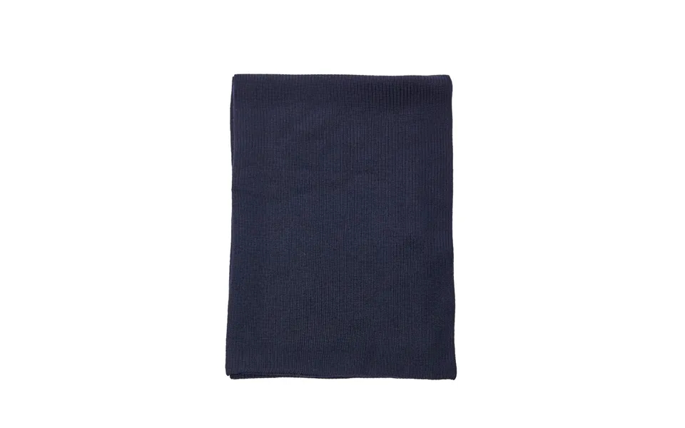 Blue Wool Scarf In Costine Gran Sasso