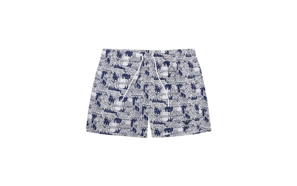 Boxer Costume With Print Emporio Armani