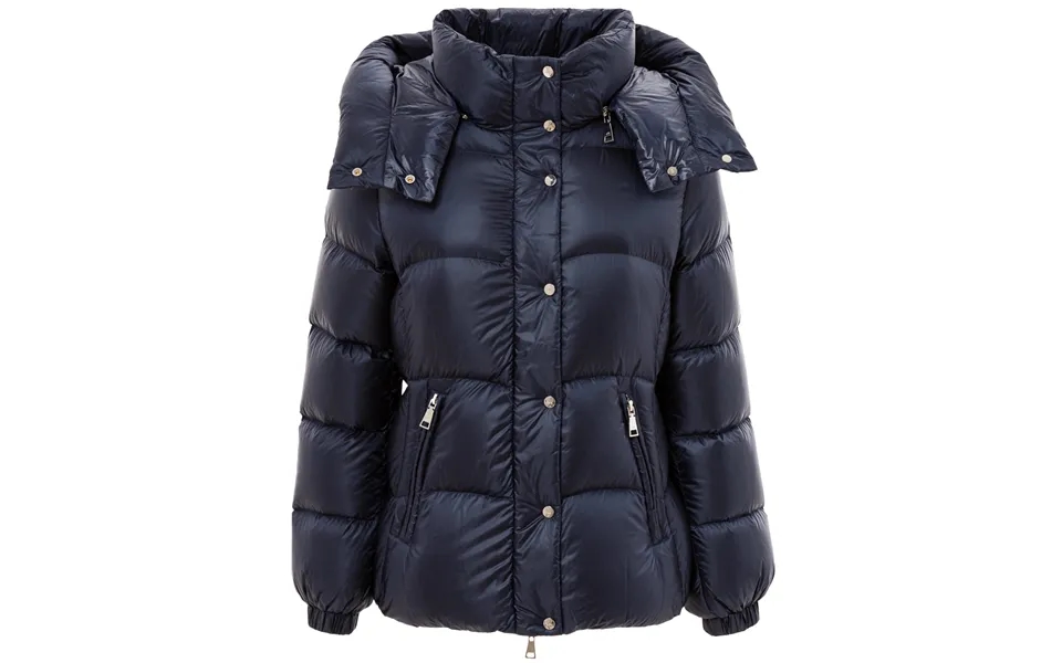 Down Jacket With Removable Hood Add