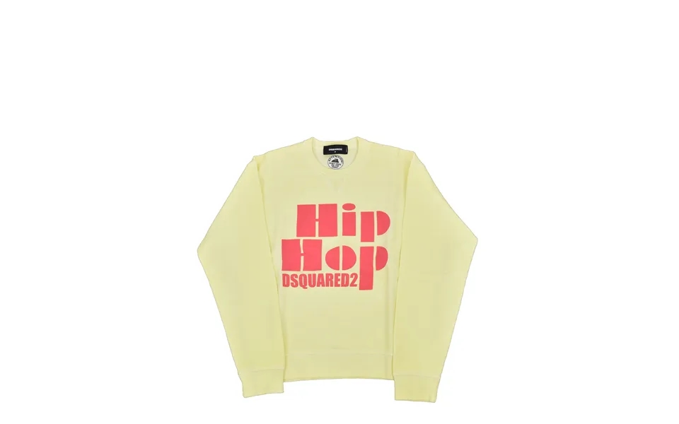 Dsquared2 Yellow Sweatshirt Men Cotton Logo Mod.s74gu0266s25042169