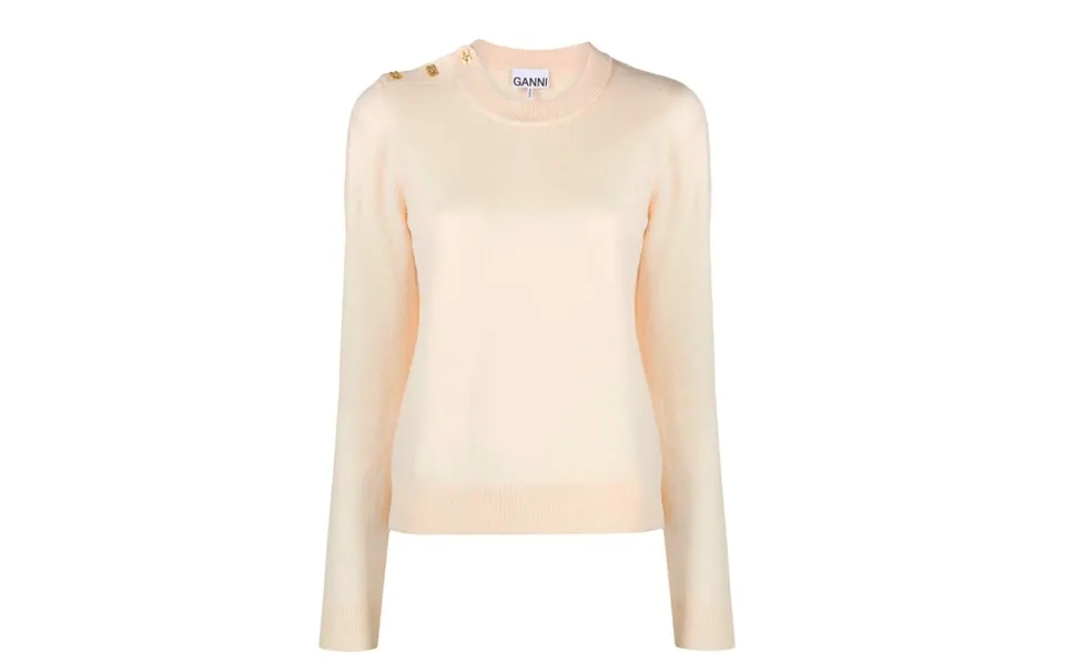 Ganni Sweaters White