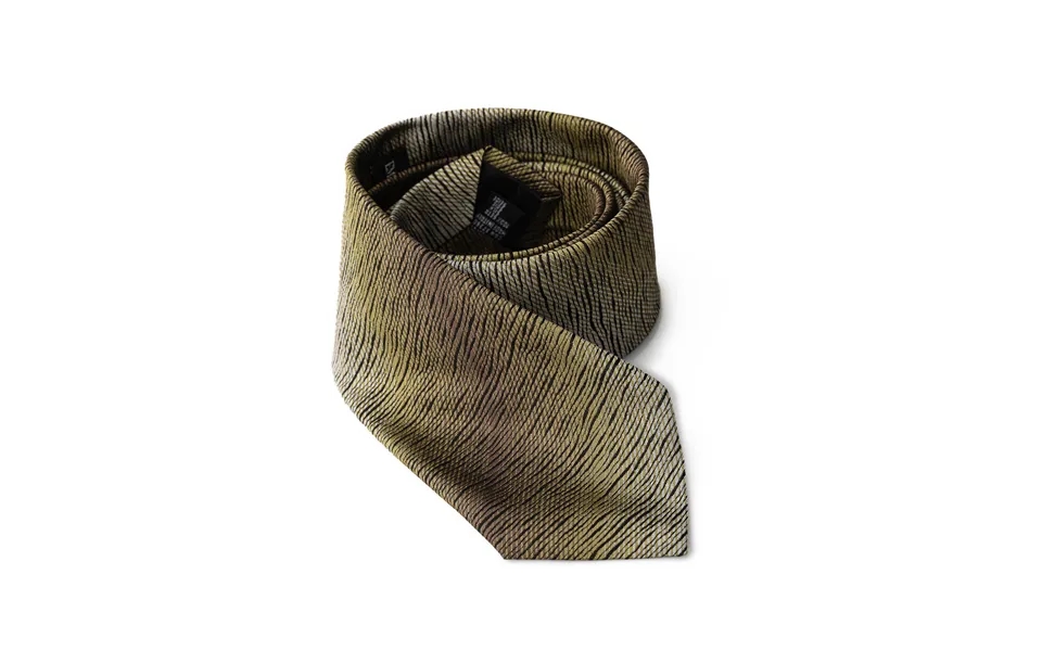 Green Silk Tie Emporio Armani