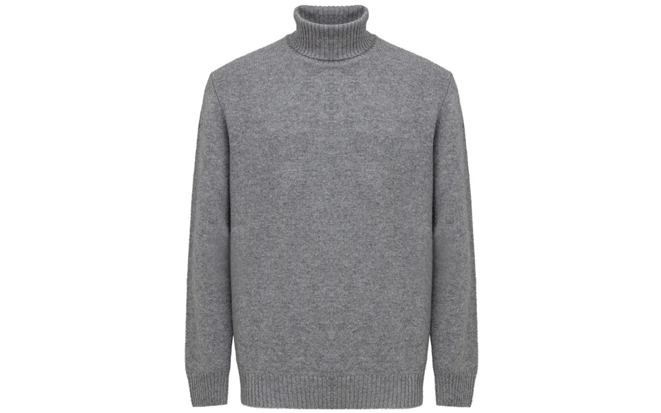 Grey Turtleneck In Cashmere Cruciani