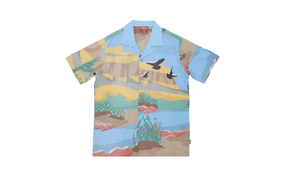 Horizon Camp Shirt Men's Short Sleeve Shirt Blue