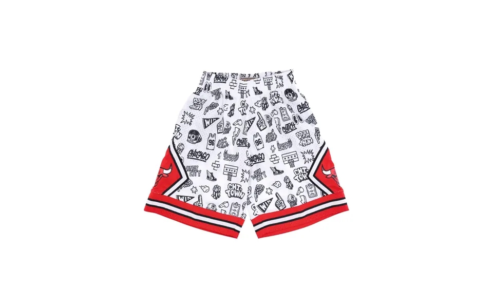 Men's Basketball Tank Top Nba Doodle Swingman Shorts Hardwood Classics Chibul