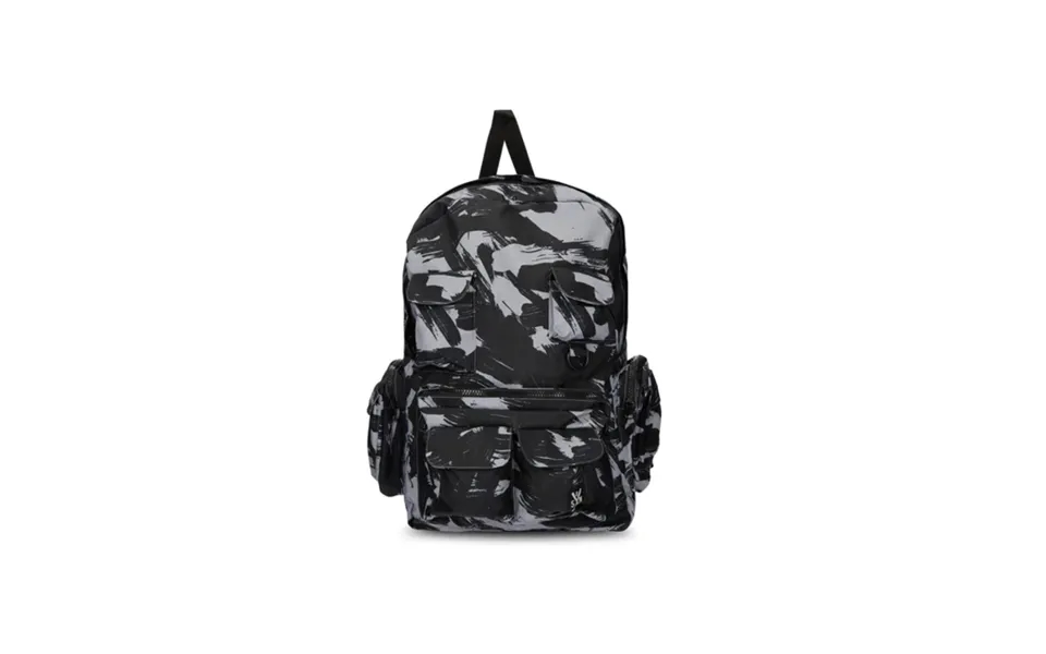 Men's Cargo Backpack Black Camo